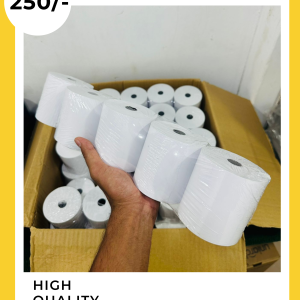 High-quality thermal roll paper for POS machines, receipts, and billing. Smooth printing, long-lasting, and jam-free performance. Shop now